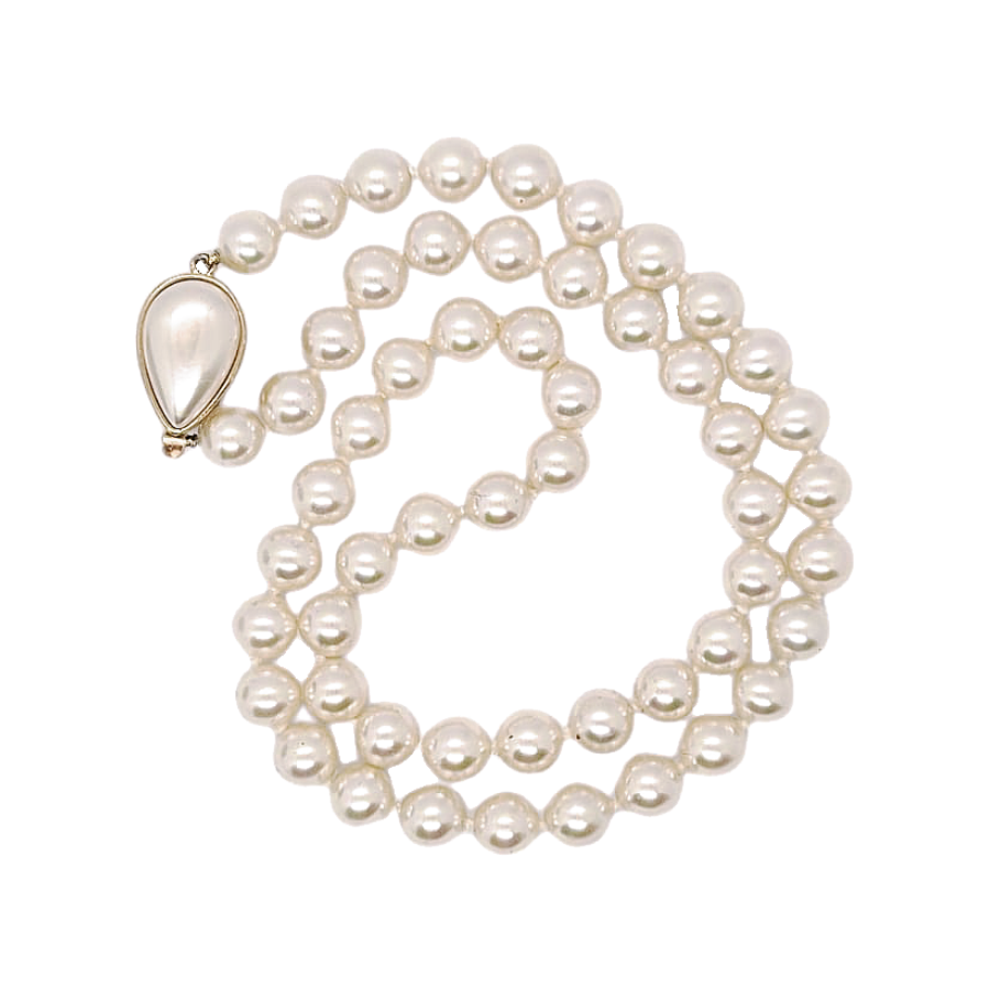 Akoya Pearl Strand Necklace - Re:Velvet