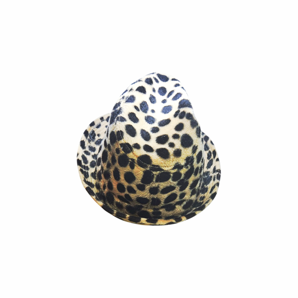 Leopard Print Fedora Hat - Friis Company - Re:Velvet
