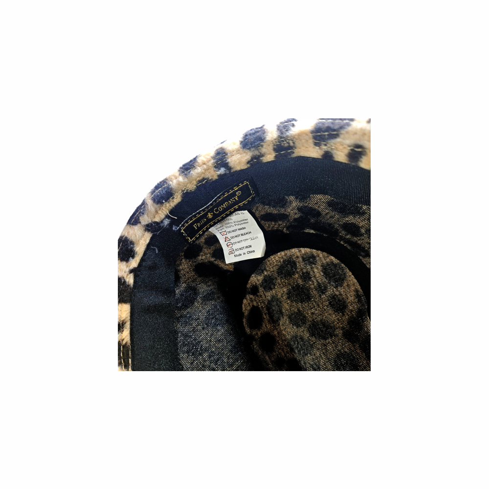 Leopard Print Fedora Hat - Friis Company - Re:Velvet