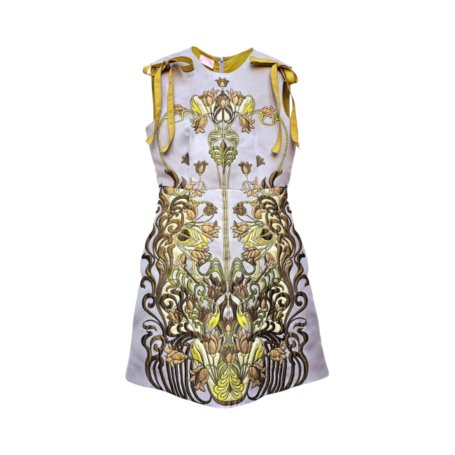 Embroidered Sheath Dress - Giamba by Giambattista Valli - Re:Velvet
