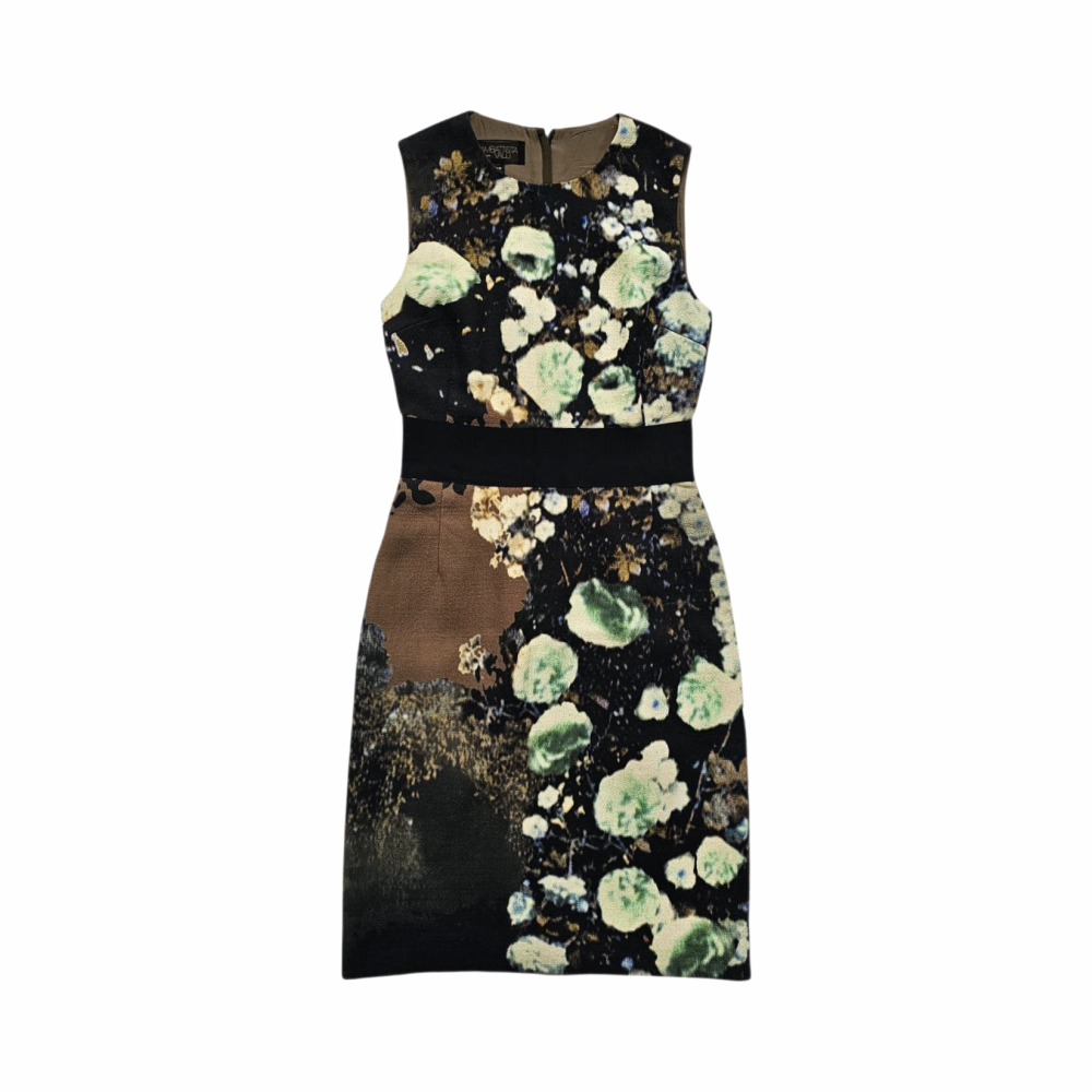 Floral Wool Sheath Dress - Giambattista Valli