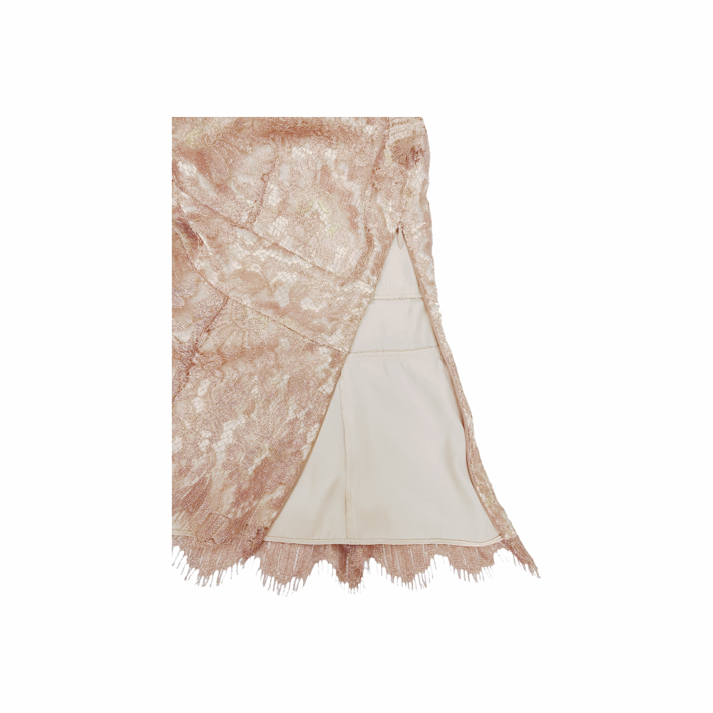 Golden Peach Lace Top (Petites) - Ann Taylor - Re:Velvet