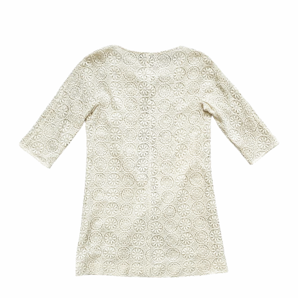 Embroidered Summer Coat with Scalloped Edges - Grazia Bagnaresi