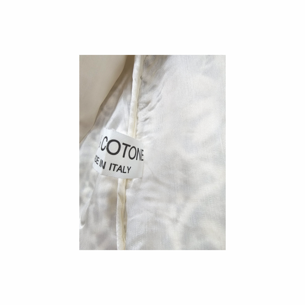 Embroidered Summer Coat with Scalloped Edges - Grazia Bagnaresi