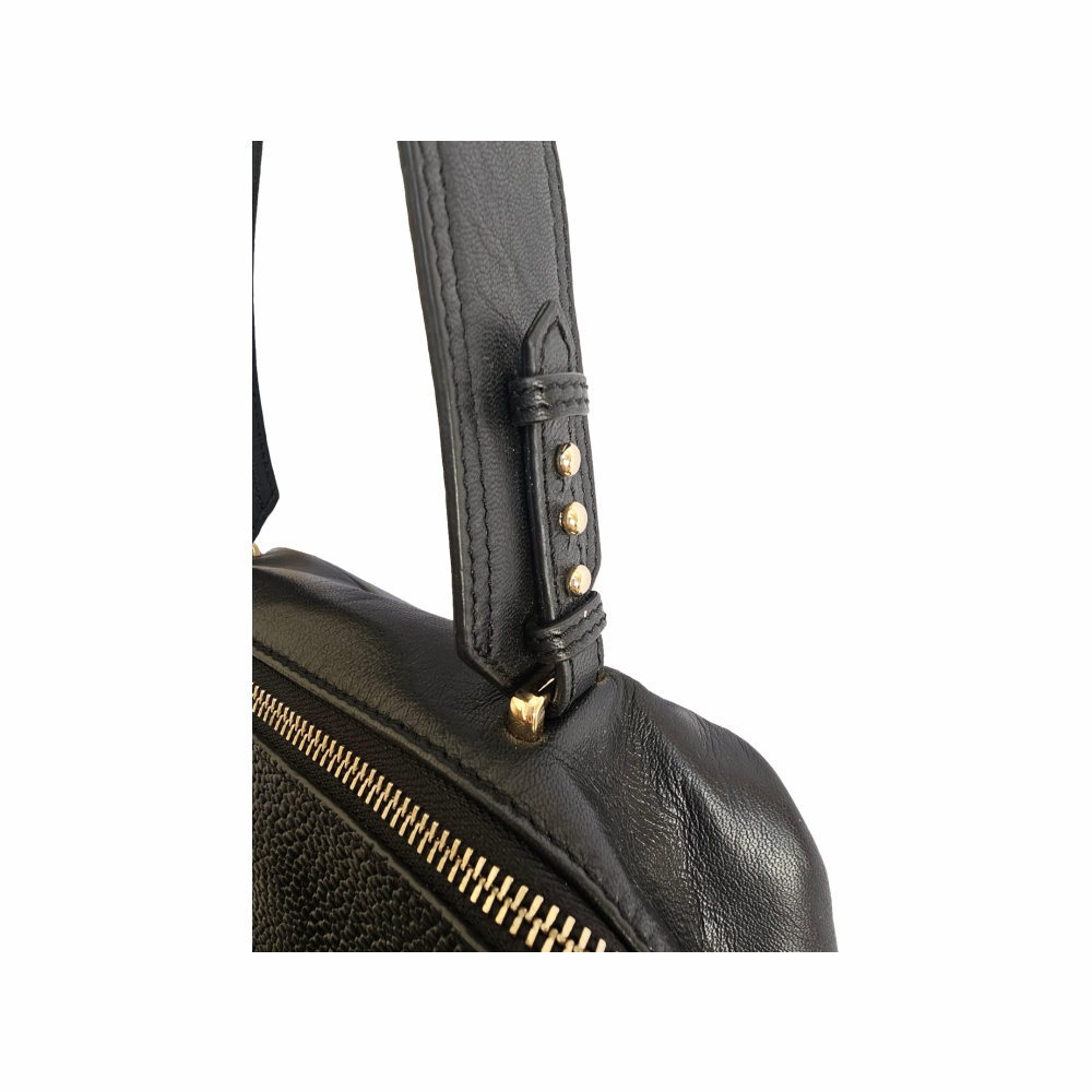 Scotchgrain Front Leather Shoulder Bag - & Other Stories - Re:Velvet
