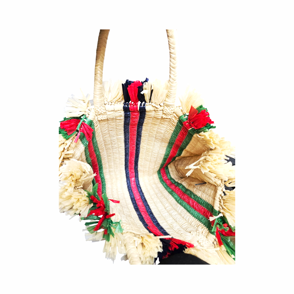 Resort Tote Bag in Raffia - Gucci - Re:Velvet