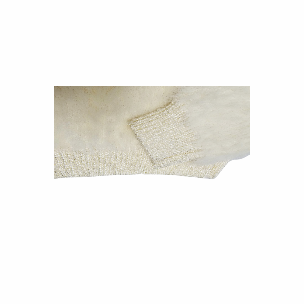 Fluffy Knit Round Neck Sweater - Guess