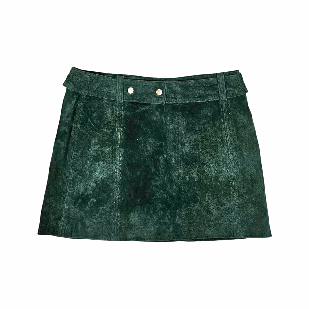 Suede Leather Mini Skirt - Zara Woman - Re:Velvet