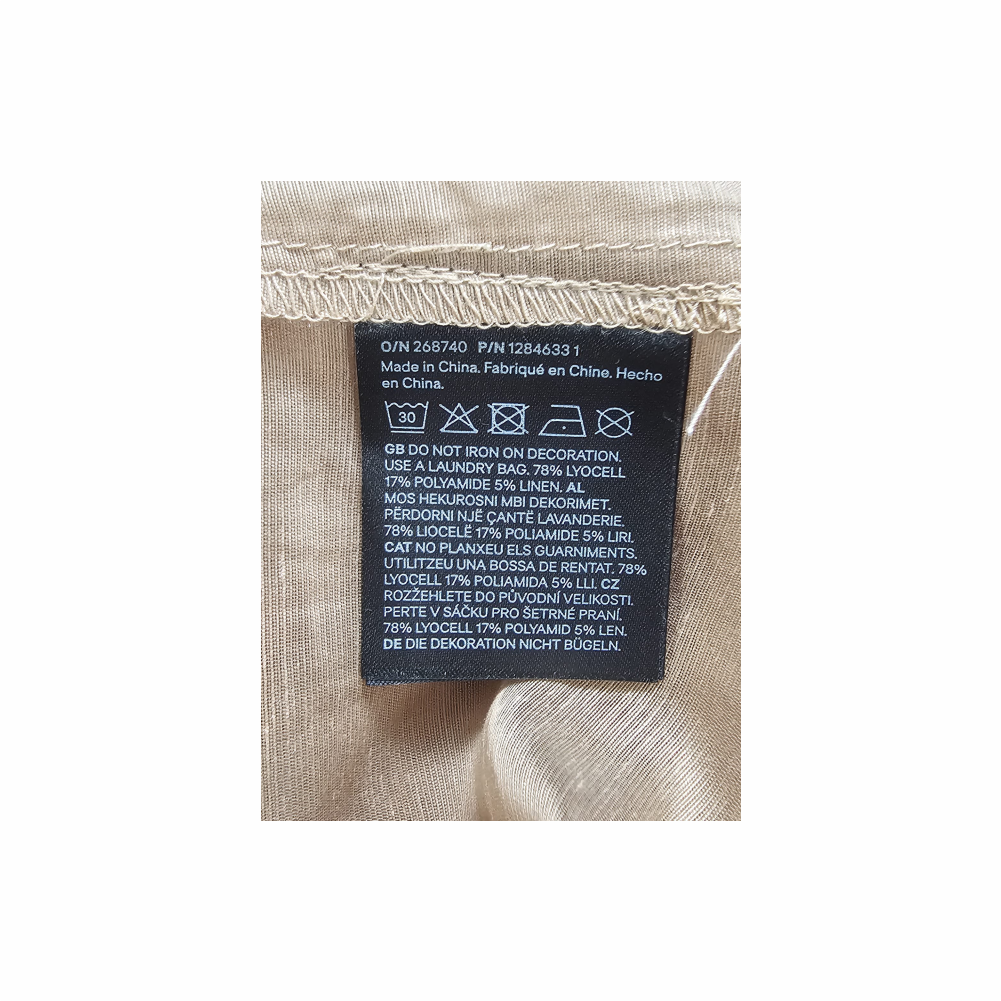 Embellished Sheer Slip Dress with Spaghetti Straps - H&M Edition