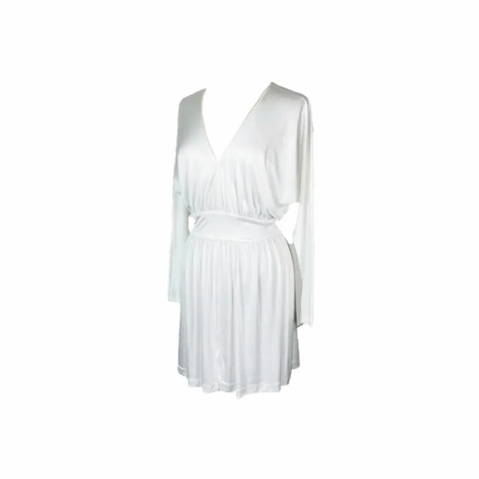 V-Neck Mini Cocktail Dress - Halston Heritage