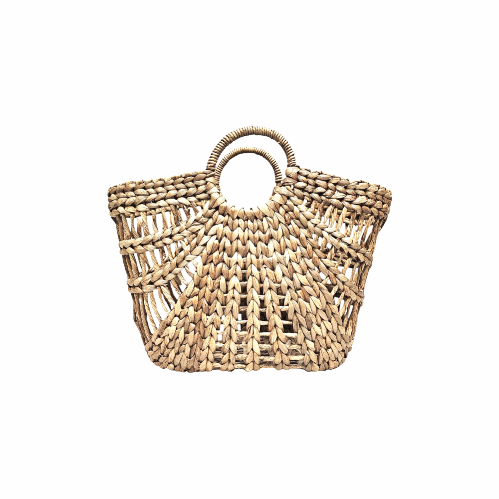 Handmade Natural Wicker Market Shopper Basket