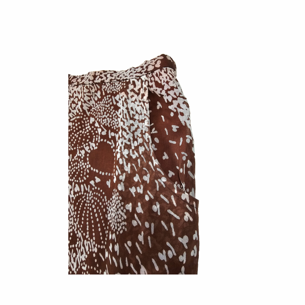 Vintage 1970s Printed Maxi Skirt - Hardy Amies