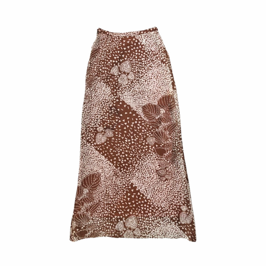 Vintage 1970s Printed Maxi Skirt - Hardy Amies