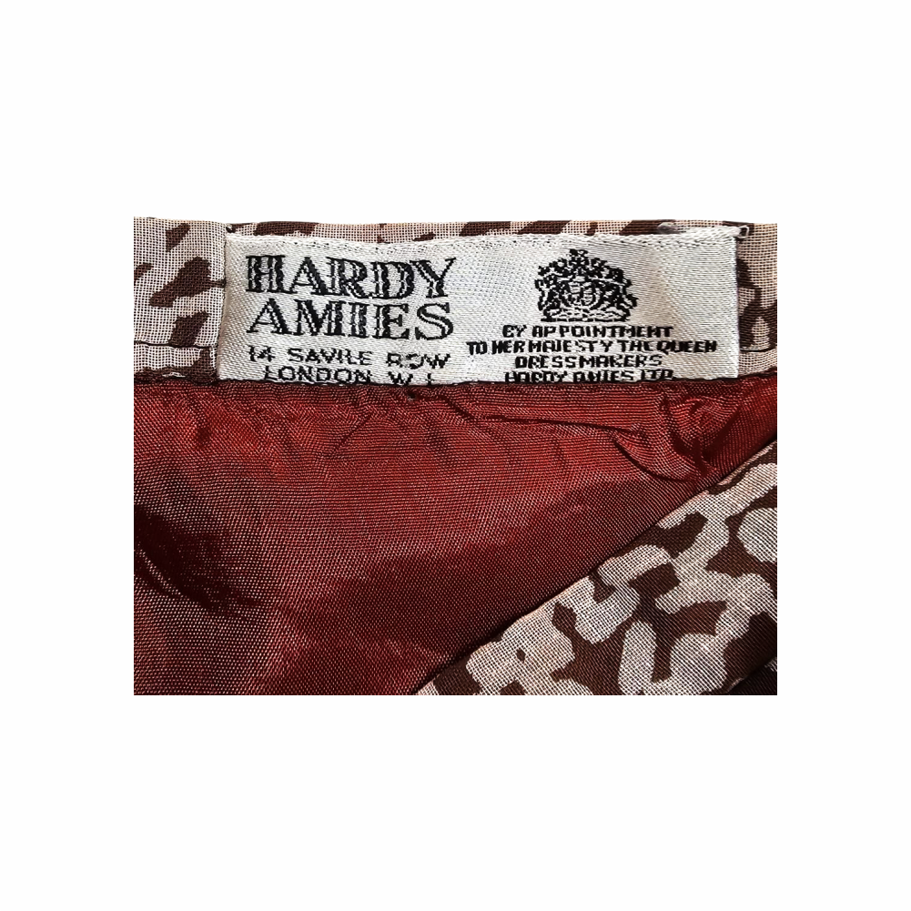 Vintage 1970s Printed Maxi Skirt - Hardy Amies