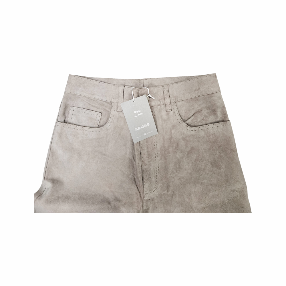 Suede Wide Leg Trousers - H&M - Re:Velvet
