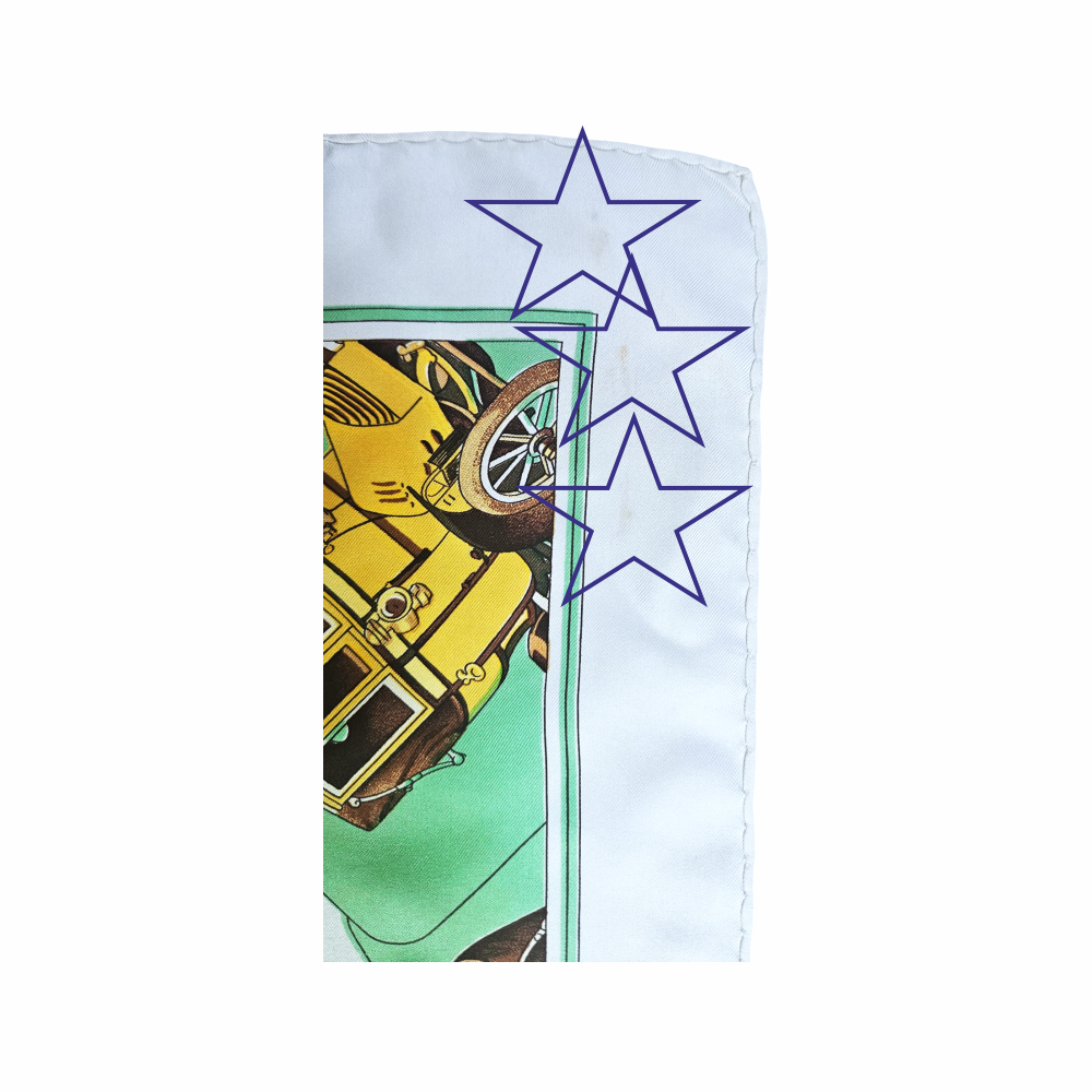 90cm Silk Carré “Carrosserie” by Philippe Ledoux- Hermès