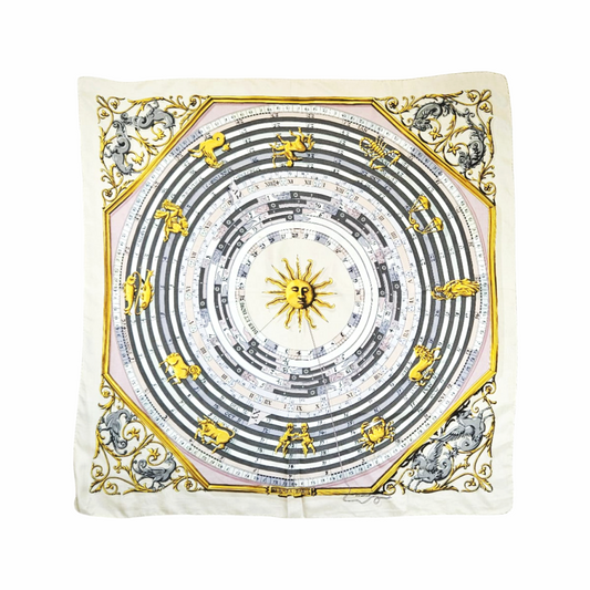 90cm Silk Carré “Dies Et Hore” - Hermès