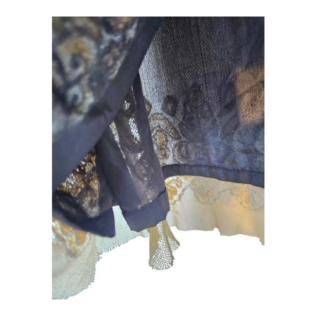 Sequin Embroidered Georgette Skirt - Hoss Homeless - Re:Velvet