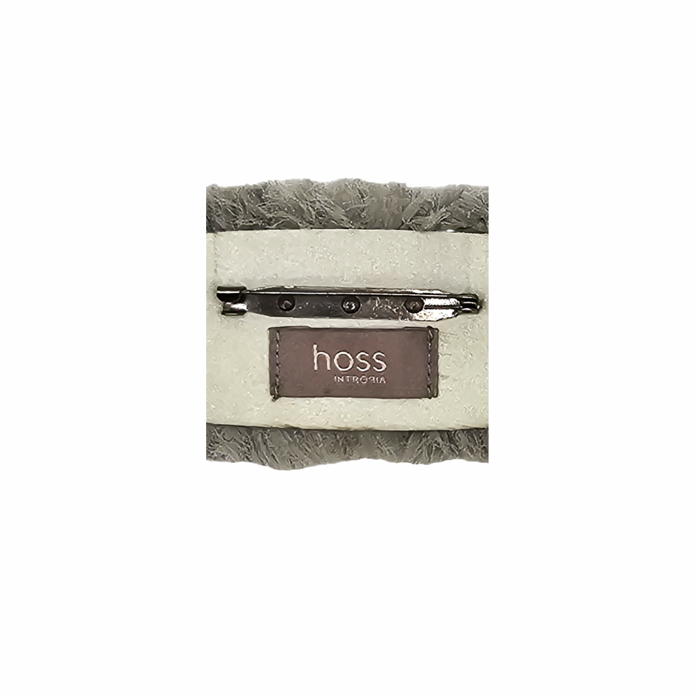 Crystal Embellished and Ruffles Brooch - Hoss Intropia