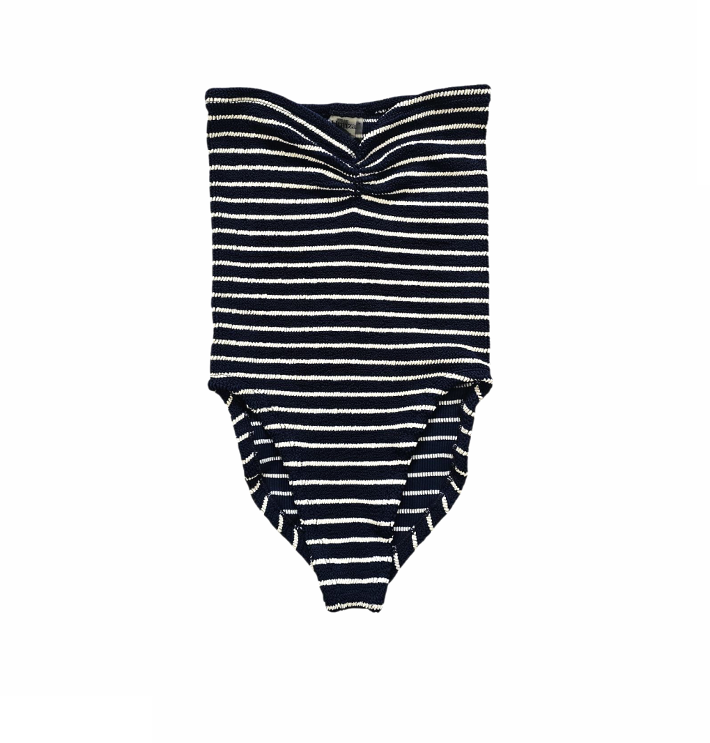 Brooke Strapless Seersucker Swimsuit - Hunza G