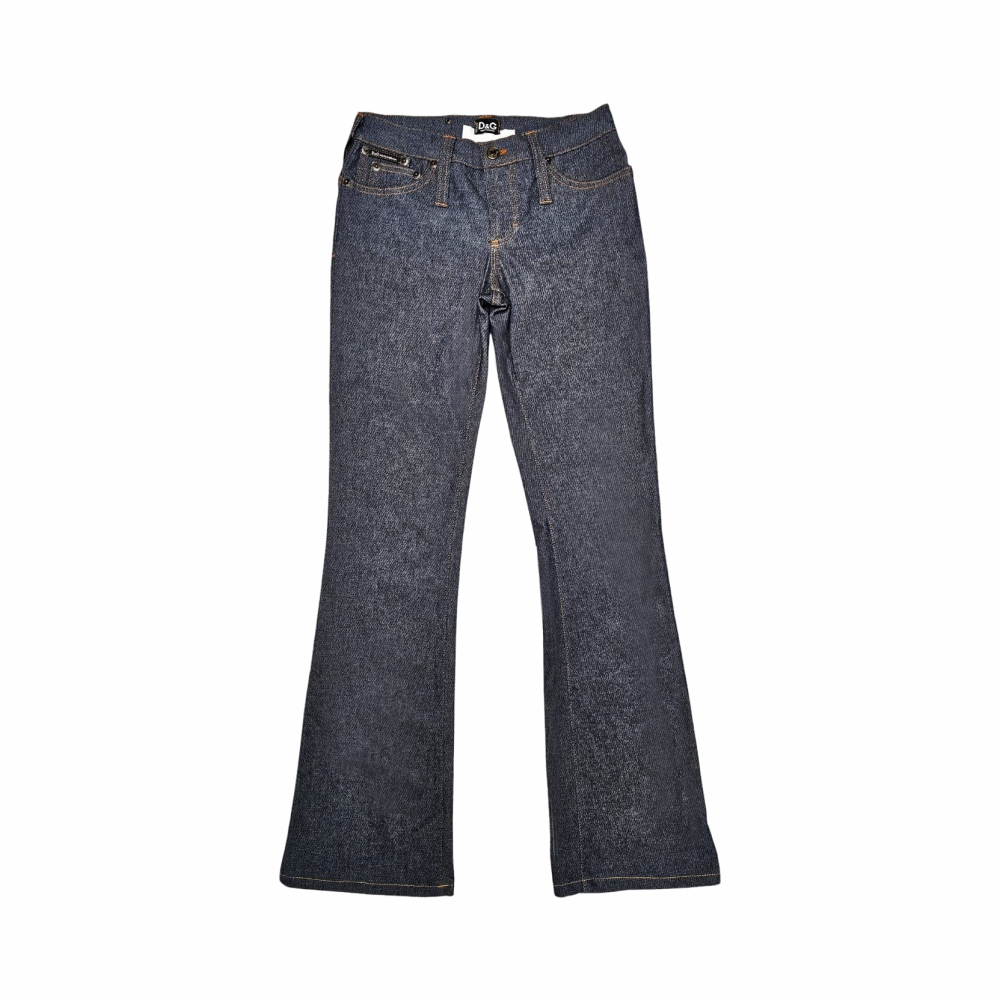 Raw Denim Flare Jeans - Dolce & Gabbana - Re:Velvet