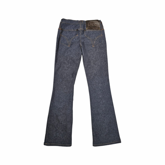 Raw Denim Flare Jeans - Dolce & Gabbana - Re:Velvet