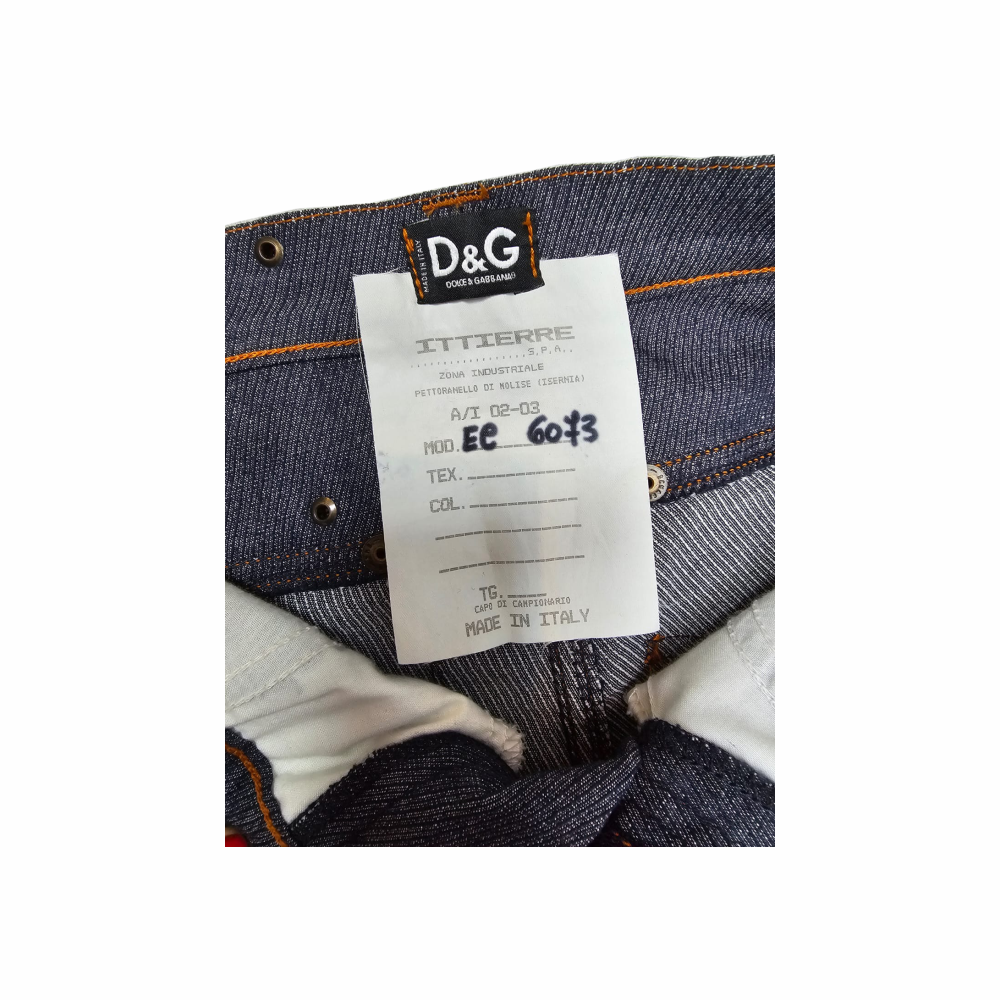 Raw Denim Flare Jeans - Dolce & Gabbana - Re:Velvet