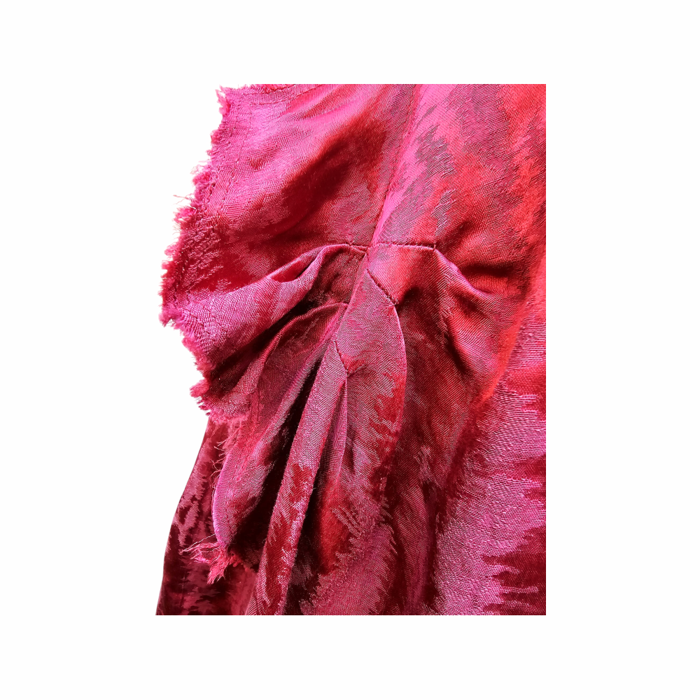 Jacquard Ruffle Raw Hem Dress - Isabel Marant - Re:Velvet