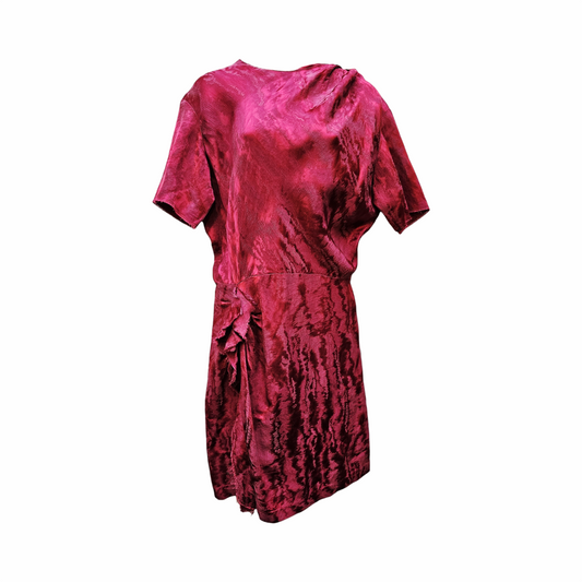 Jacquard Ruffle Raw Hem Dress - Isabel Marant - Re:Velvet