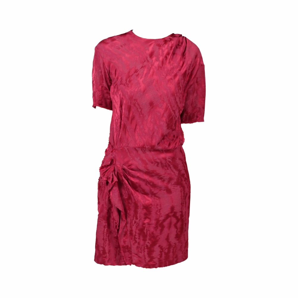 Jacquard Ruffle Raw Hem Dress - Isabel Marant - Re:Velvet