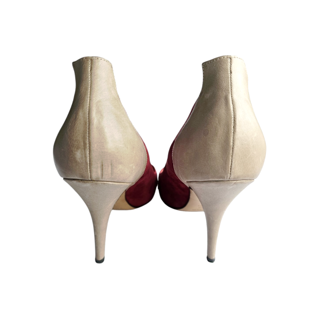 Dual Tone Suede Pump Shoes - Isabel Marant - Re:Velvet