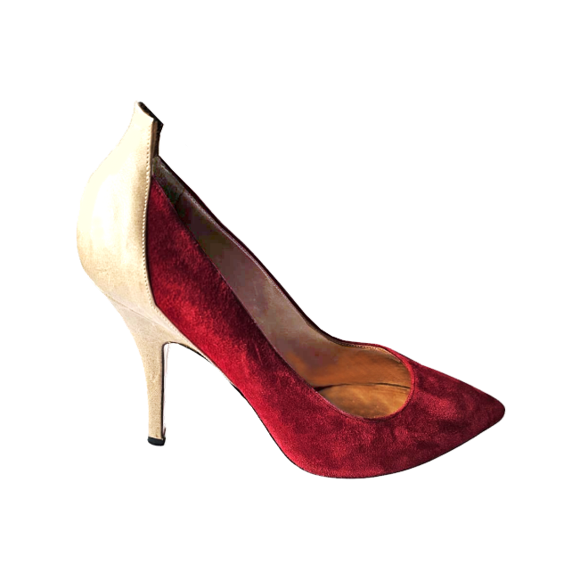 Dual Tone Suede Pump Shoes - Isabel Marant - Re:Velvet