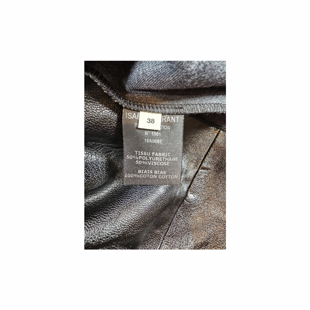 Faux-Leather Ruffle Mini Skirt "Zeist" - Isabel Marant Etoile