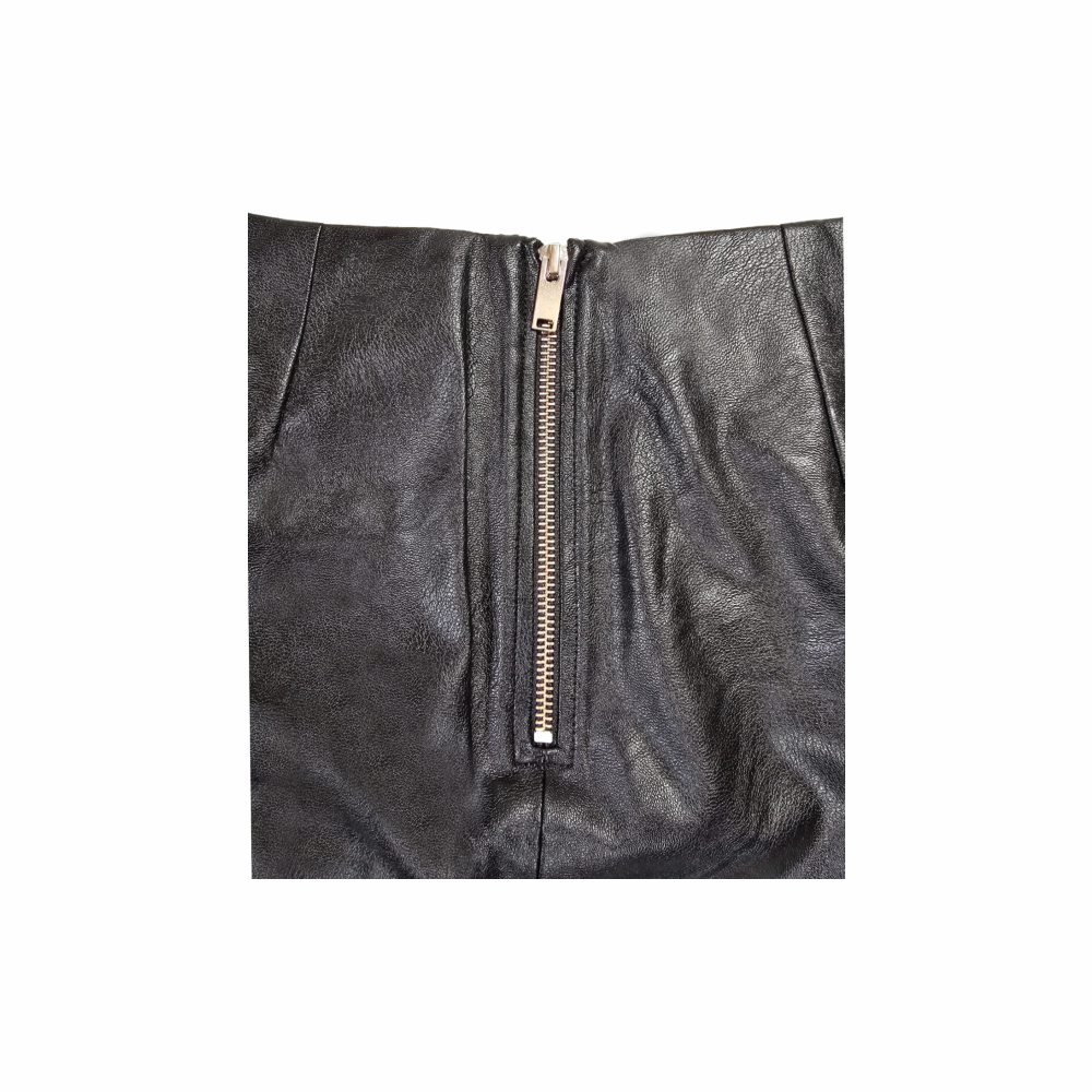 Faux-Leather Ruffle Mini Skirt "Zeist" - Isabel Marant Etoile