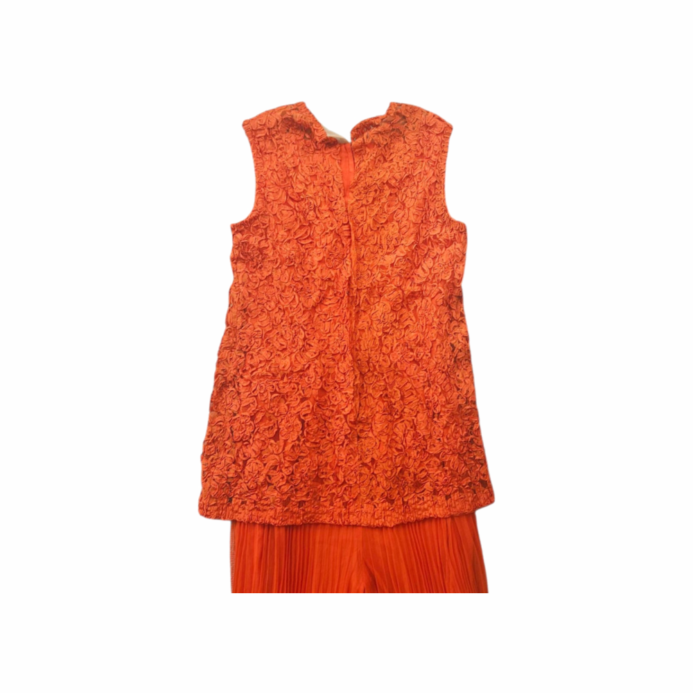 Vintage 70s Frilly and Pleated Pantsuit - Jack Bryan designed by Dupuis