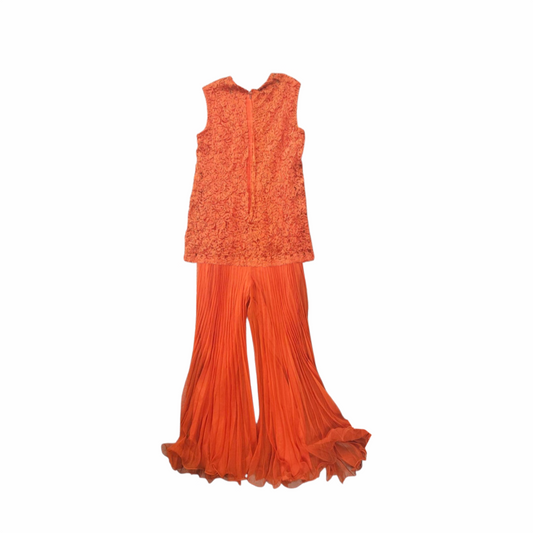 Vintage 70s Frilly and Pleated Pantsuit - Jack Bryan designed by Dupuis