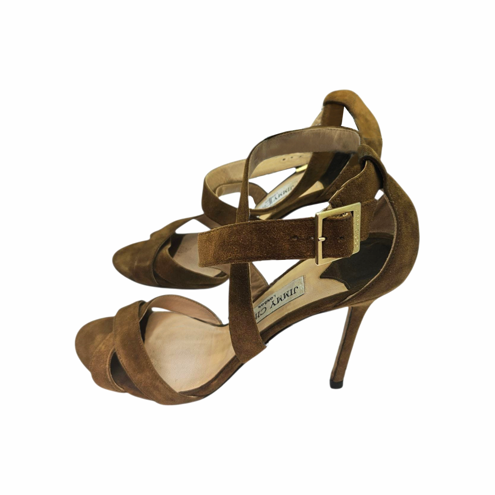 Suede Strappy Sandals "Lottie" - Jimmy Choo