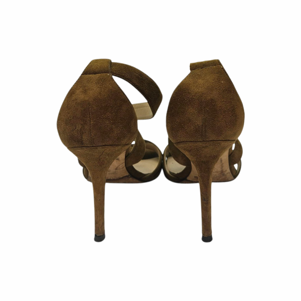 Suede Strappy Sandals "Lottie" - Jimmy Choo