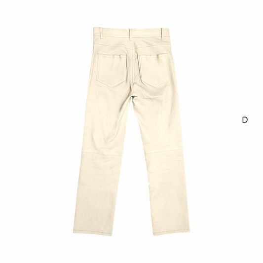 Straight Leg Stretch Leather Den Jeans - JOSEPH - Re:Velvet