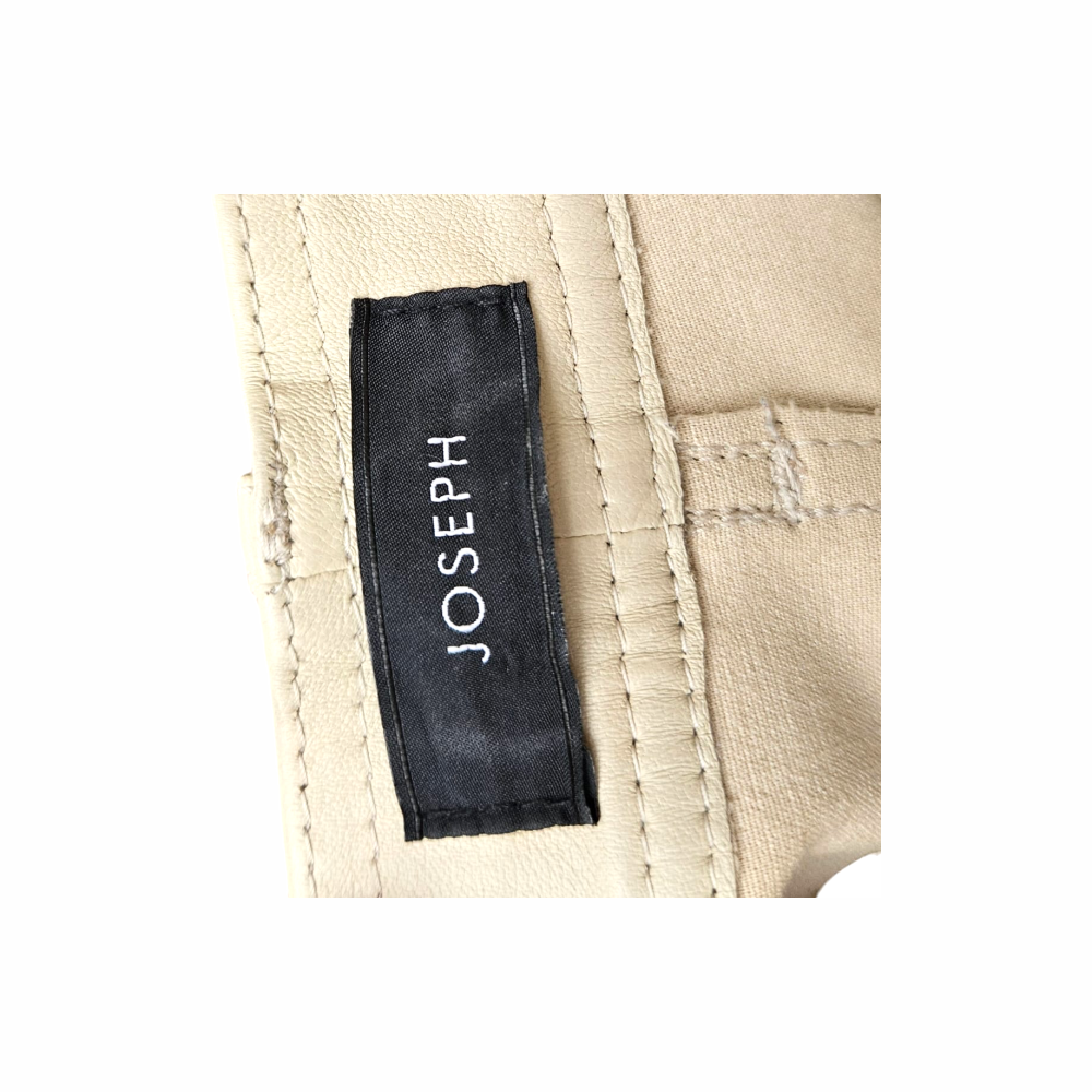 Straight Leg Stretch Leather Den Jeans - JOSEPH - Re:Velvet