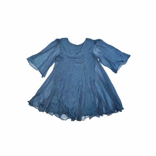 Chiffon Baby Doll Dress with Lamé Dots - Kate Moss x Top Shop