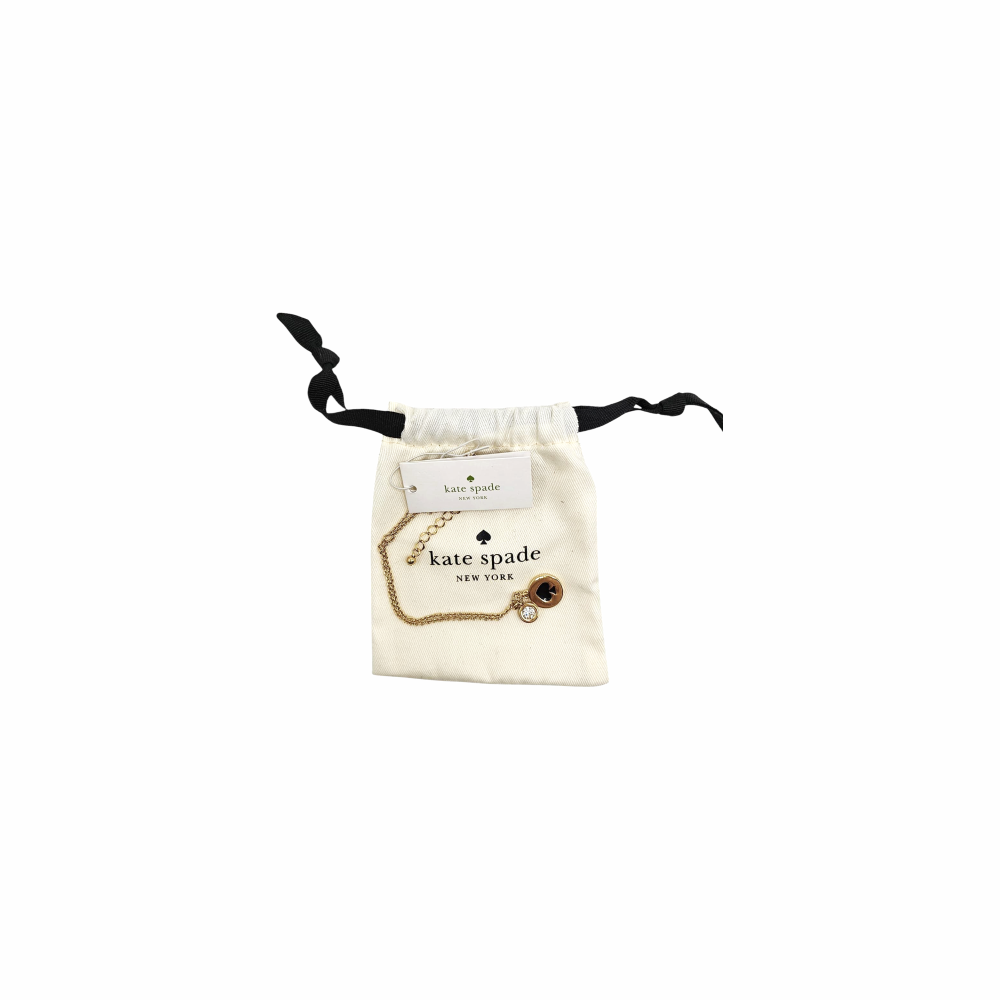 Club and Diamanté Pendant Chain Necklace - Kate Spade