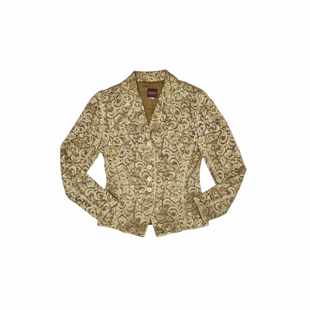 Gold - Plated Lace Jacket - Kenzo