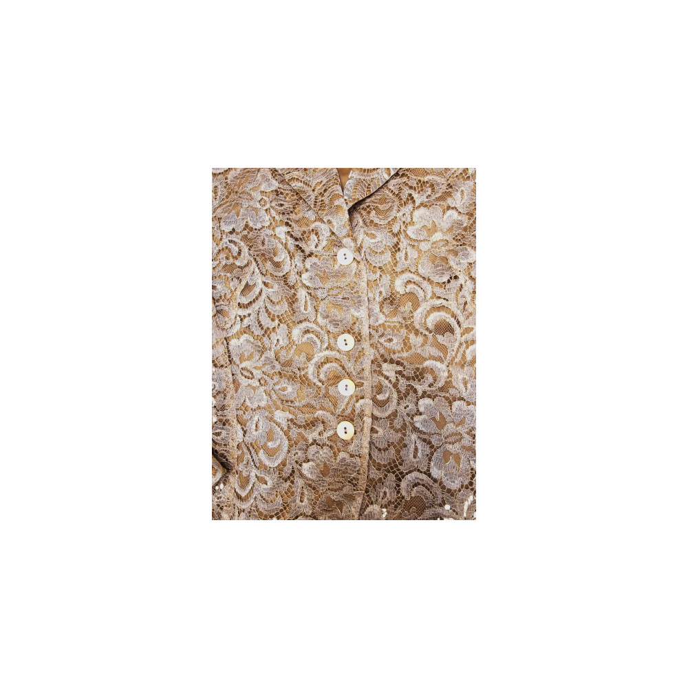 Gold - Plated Lace Jacket - Kenzo
