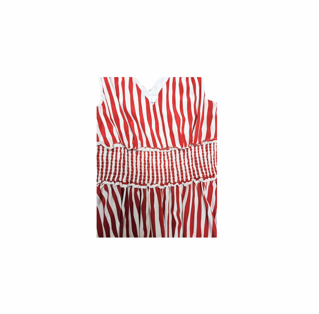 Ambery Poppy Stripe Silk Dress - L.K. Bennett