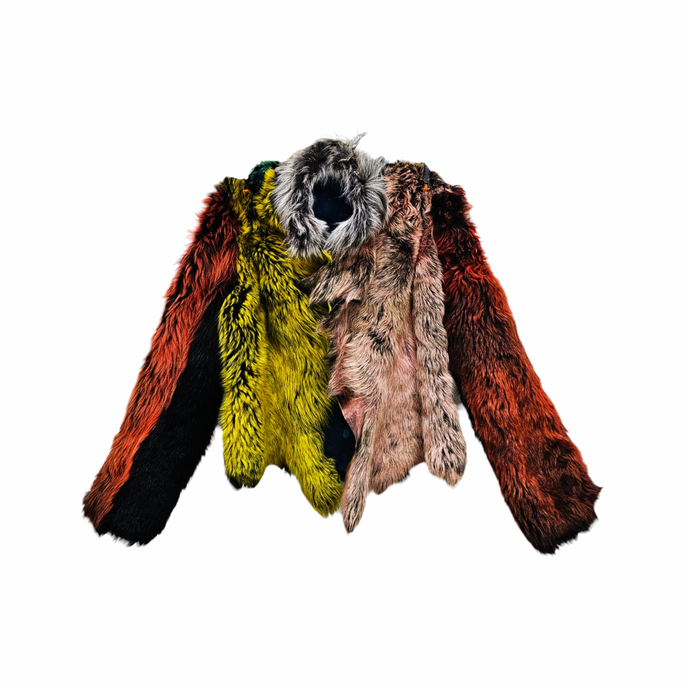 Multicolour Lambskin Jacket - Re:Velvet