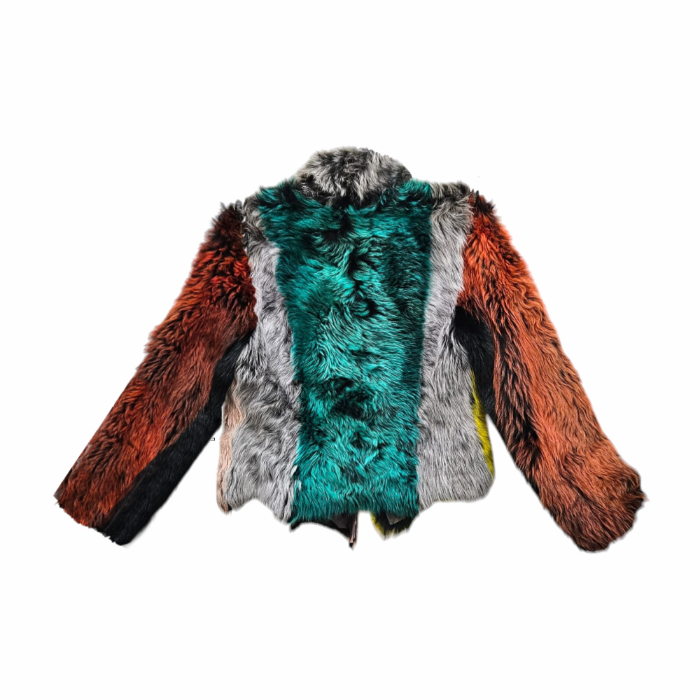 Multicolour Lambskin Jacket - Re:Velvet