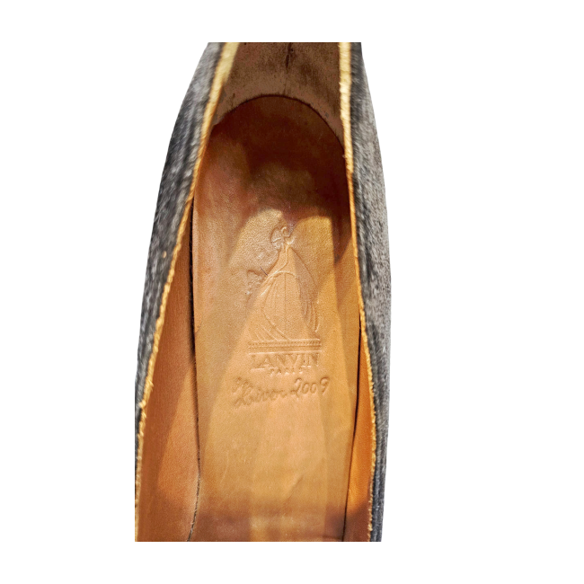 Suede Platform Pumps - LANVIN - Re:Velvet