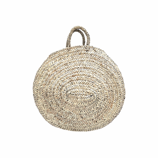Large  Round Wicker Market  Shopper Basket