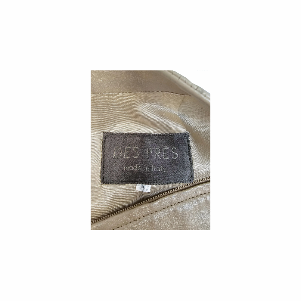 Pearly Leather Cream Pencil Skirt - Des Prés - Re:Velvet